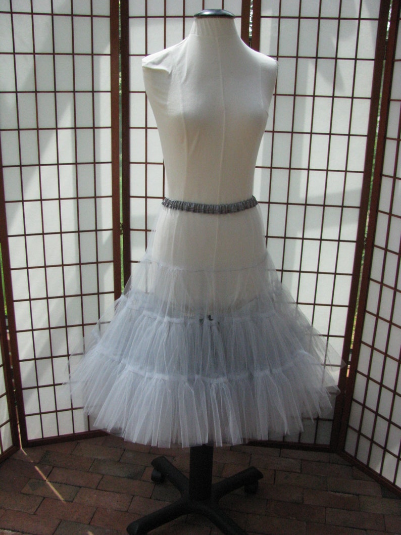 Made to Measure and Colors Petticoat Gray Tulle 1 Layer Length Custom Size Adults /& Children
