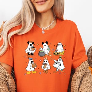 Halloween Disney Shirt, Mickey and Friends Ghost Shirt, Disney Spooky Halloween Tee, Disneyland Shirts, Disney Ghost Shirt