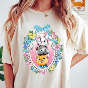 Cat Mirror Bow Shir, Disney Cat Shirt, Disneyland Cat Lady Shirt, Cat Lover Shirt, Marie Cat Shirt, Magic Kingdom Shirt, Disney Girls Trip