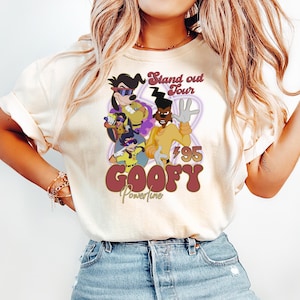 Retro 90s Disney Vintage A Goofy Movie Characters Shirt, Goofy Max Roxanne Powerline Shirt, WDW Matching Family Shirt, Magic Kingdom Shirts