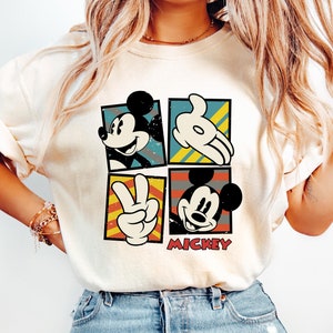 Vintage Disney Mickey Polaroid Shirt, Mickey And Friends Shirt, Disneyland Shirt, Disneyworld Shirt, Disney Family Shirts