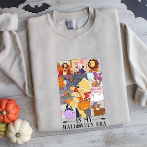 Vintage In My Halloween Era T-shirt, Winnie The Pooh Ghost Halloween shirt, Retro Pooh Bear Pumpkin Tee, Halloween Pooh shirt, Spooky Season
