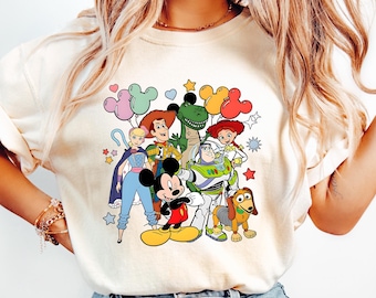 Walt Disney World Toy Story Shirt, Disney Toy Story Shirt, Disney Friends Shirt, Toy Story Castle Shirt, Mickey Balloons T-Shirt