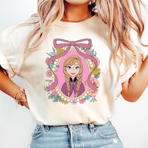 Princess Anna Shirt, Frozen Shirt, Frozen Anna Shirt, Princess Anna Shirt, Mickey Ears Tee, Frozen Characters, Disney Princess Shirts