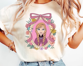 Princess Anna Shirt, Frozen Shirt, Frozen Anna Shirt, Princess Anna Shirt, Mickey Ears Tee, Frozen Characters, Disney Princess Shirts