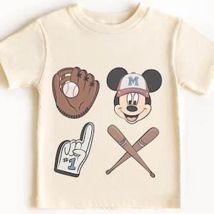 Retro Mickey Mouse T-Shirt, Mickey Baseball T-Shirt, Disney Vacation T-shirt, Sport Mickey Shirt, Magic Kingdom Shirt, Disney Sport Tee
