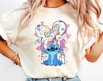 Stitch Shirt, Disney Tee, Disney Stitch Shirt, Stitch Disneyworld Shirt, Disney Vacation Shirts, Disney Castle Shirt, Magic Kingdom Shirt