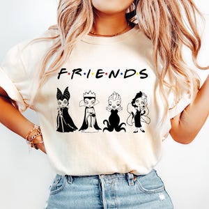 Evil Friends Shirt, Evil Queen Tee, Villains T-shirt, Evil Friends Tee, Magic Kingdom Disneyland Trip Shirt, Friends Tee, Ursula T-shirt