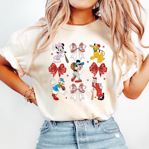Disney Mickey and Friends Baseball Shirt, Mickey Baseball Shirt, Disney Baseball Shirt, Disney Sport Tee, Disneyland Family Matching Tee