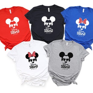 Disney Squad Shirts, 2025 Disney Family Shirt, Mickey and Friends Shirt, Matching Disney Trip Shirt, Disney Kids Shirt, Disney Shirt