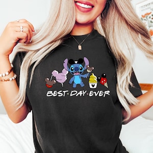 Stitch Best Day Ever Shirt, Best Day Ever Stitch Snacks T-Shirt, Disney Snacks Sweatshirt, Disney Stitch Snacks Tee, Disney Stitch Gifts