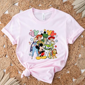Walt Disney World Toy Story Shirt, Disney Toy Story Shirt, Disney Friends Shirt, Toy Story Castle Shirt, Mickey Balloons T-Shirt image 4