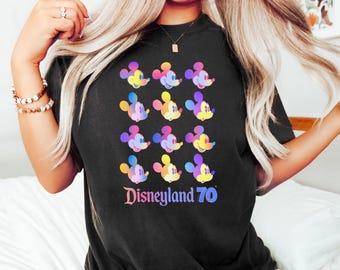 Disneyland 70th Anniversary Shirt, 1955–2026 Disneyland 70 Years of Magic Tee, Disneyland Anniversary Trip Shirt, Disney Family Vacation