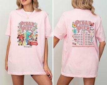 Vintage Pixar Pier Disneyland Shirt, Disneyland Pixar Fest T-Shirt, Pixar Pier Squad Sweatshirt, Pixar Characters Tee, Disneyland Trip Gift