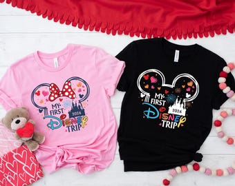 My First Trip to Disney Shirt, Disney Family Matching Tee, Disney Trip 2026 Toddler Shirt, First Trip to Disney Sweater, Disney Kids Shirt