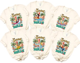 Mickey and Friends Summer Vibes Shirt, Summer Family Trip Shirt, Disney Vacation Shirts, Summer Trip Shirt, Vacation Tee, Family Trip Shirt