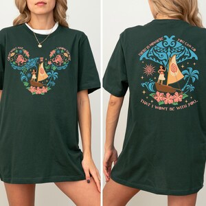 Disney Moana Shirt, Come What May I Know The Way Tee, Disney Adventure Sweatshirt, WDW Trip Sweatshirt, Mickey Mouse Ears Moana T-Shirt image 2