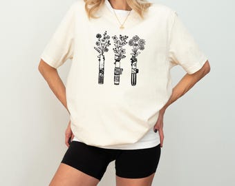 Star Wars Floral Lightsaber Shirt, Women's Star Wars Shirt, Galaxy's Edge Shirt, Darth Vader Shirt, Disney World Shirt, Star Wars Lover Gift