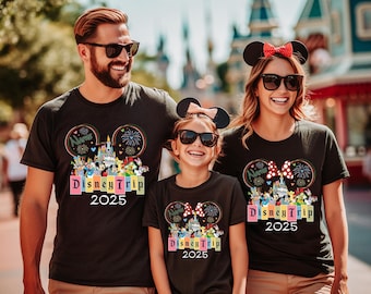 Custom Disney Family Trip Shirt 2026, Disney Vacation Shirt, Disney Family Vacation Shirt, Personalized Disney Trip Shirt, Disneyworld Shirt
