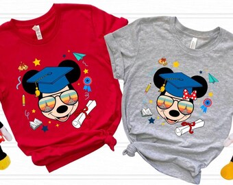 Disney Graduation 2026 Shirt, Disney Minnie Graduate Shirt, Disney Grad Shirt, Disney Graduate 2026 Shirt, Mickey Graduate Shirt