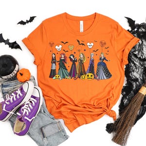 Disney Princess Halloween Shirt, Spooky Mickey Balloon T-Shirt, Cute Castle Costume Tee, Trick Or Treat Sweatshirt