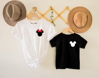 Disney Pocket Mickey Head Shirt, Mickey Ear Shirt, Disneyworld Shirts, Disney Mickey Shirt, Disney Trip Shirt, Disneyland, Minnie Shirt