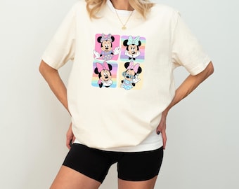 Minnie Mouse Collage Shirt, Retro Minnie Mouse Shirt, Minnie Besties Shirt, Adult Kids Toddler Baby cute outfits Disney World Girls Trip