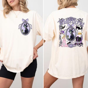 Disney Maleficent Shirt, Disney Villains Maleficent, Watercolor Themed, Disney Matching, Disney Castle, Minnie Ears Shirt, Disney Trip Shirt image 3