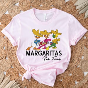 Margaritas Por Favor Shirt, The Three Caballeros Shirt, Disney Margarita Shirt, Disney Epcot Shirt, Epcot Shirt, Disney Family Trip Shirts bild 2