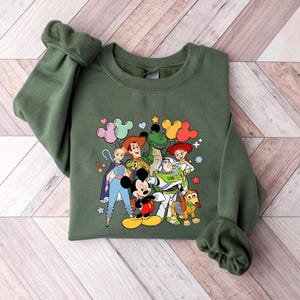 Walt Disney World Toy Story Shirt, Disney Toy Story Shirt, Disney Friends Shirt, Toy Story Castle Shirt, Mickey Balloons T-Shirt image 2