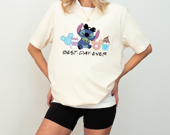 Stitch Best Day Ever Shirt, Best Day Ever Stitch Snacks T-Shirt, Disney Snacks Sweatshirt, Disney Stitch Snacks Tee, Disney Stitch Gifts