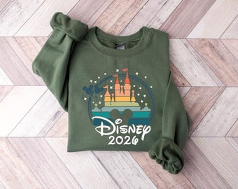 Disney 2026 Shirt, Disneyland Castle 2026 Shirts, Disneyworld Tshirt, Disney 2026 Trip Shirt, Disney Family Matching Shirt, Disney Tee