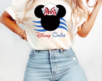 Camiseta Disney Cruisin, Camiseta de crucero de Mickey y Minnie, Camiseta de vacaciones en Disneyland, Camiseta Disney Magical Cruisin, Camiseta de la tripulación del crucero familiar Disney