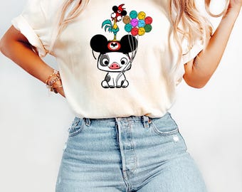 Disney Moana Pua And Hei Hei Shirt, Moana Hei Hei Shirt, Disney Moana Pua Shirt, Moana Characters Tee, Moana Friends Shirt, Moana Gift