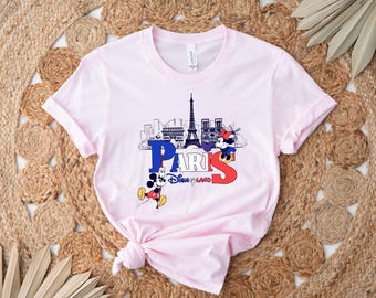 Disney Paris Shirt, Mickey Minnie Eiffel Tower Shirt, Disneyland Paris Vacation Shirt, Family Matching Paris Shirt, Disney Trip Shirt