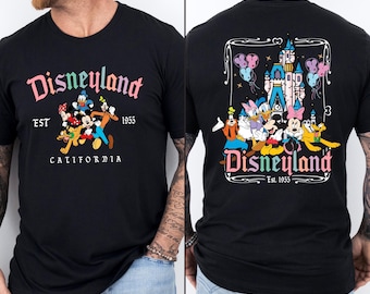 Disneyland California T Shirt, Disneyland Est. 1955 Shirt, Disneyworld Shirt, Disney Shirt, Mickey And Friends Shirt, Disney family shirt
