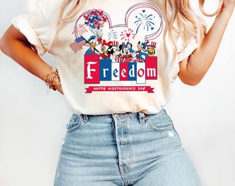 Mickey Mouse and Friends 4th of July Shirt, Disney Freedom, Disney Independence Shirt, 4th Of July Shirts, Disney 4th Of July Shirt