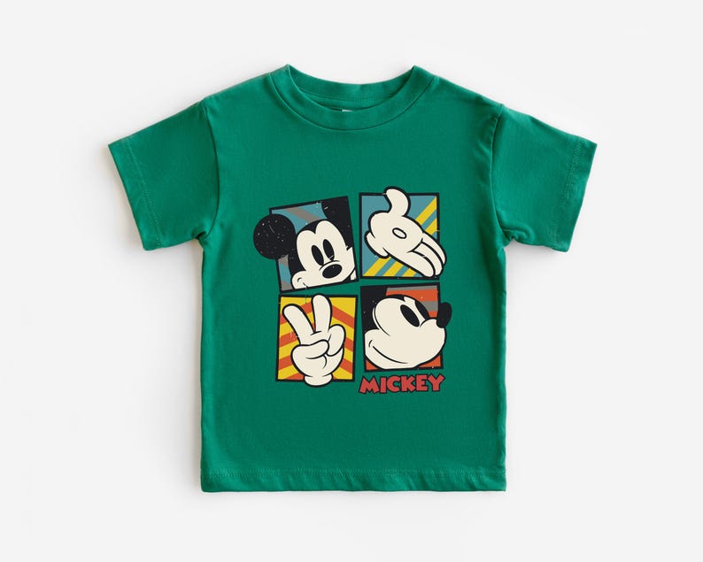 Vintage Mickey Mouse Shirt, Disney Mickey 1928 T-Shirt, Retro Mickey Shirt, Disney Trip Shirt, Checkered Mickey Shirt, Vintage Disney Shirt image 4
