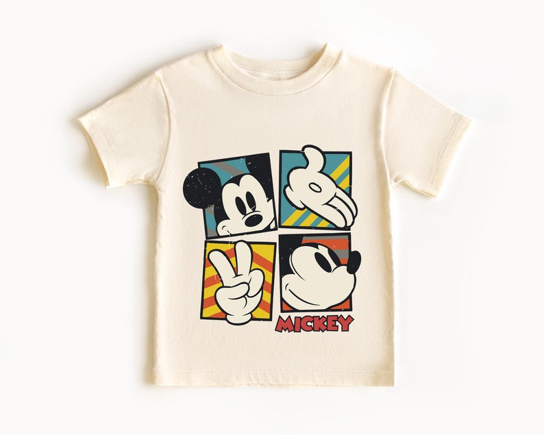 Vintage Mickey Mouse Shirt, Disney Mickey 1928 T-Shirt, Retro Mickey Shirt, Disney Trip Shirt, Checkered Mickey Shirt, Vintage Disney Shirt image 2