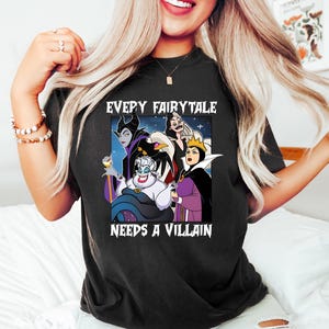 Fairy Tale Needs a Villain Shirt, Mean Girls Shirt Disney, Bad Witch Shirt, Evil Queen Tee, Villains Shirt, Evil Friends Tee, Ursula T-shirt