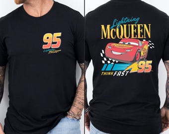 Lightning Mcqueen Shirt, 95 Lightning Mcqueen Shirt, Radiator Springs Tee, Rusteze Cars Shirt, WDW Family Vacation Shirts