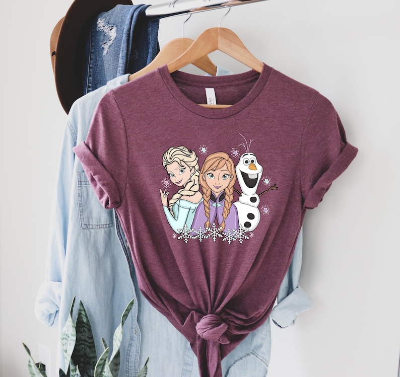 Princess Elsa Shirt, Frozen Elsa Women's Shirt, Frozen Shirt, Disney Princess Elsa Shirt, Frozen Magic Kingdom Shirt, Frozen Christmas Shirt image 3
