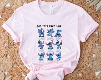 Disney God Says That I'm Shirt, Disney Stitch Mode Adult Sweatshirt , Disney Matching Shirt, Stitch Lover Shirt, Disney Emotion Shirt