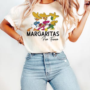 Margaritas Por Favor Shirt, The Three Caballeros Shirt, Disney Margarita Shirt, Disney Epcot Shirt, Epcot Shirt, Disney Family Trip Shirts bild 1