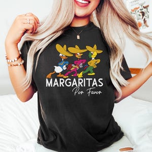 Margaritas Por Favor Shirt, The Three Caballeros Shirt, Disney Margarita Shirt, Disney Epcot Shirt, Epcot Shirt, Disney Family Trip Shirts bild 3