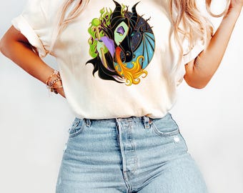 Disney Chillin Like A Villain Shirt, Bad Witches Club Castle Disney Villains Shirt, Female Villains Evil Friends Disney Girls Trip Tee