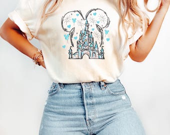 Disney Mickey Mouse Castle Shirt, Magic Kingdom Family Shirt, Vintage Disney Shirt, Disneyland Shirt, Magical Kingdom