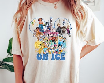 Magical Disney on Ice Shirt, Mickey Ears Princess Tee, WDW Frozen Vacation Shirt, Disney Ice Fantasy Shirt, Disney Winter Tee, Ice Lover Tee