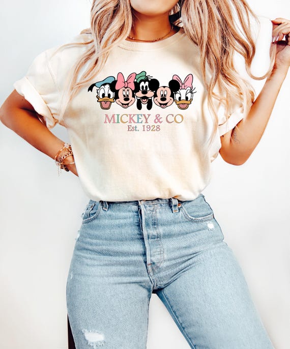 Mickey & Co T Shirt, Mickey and Co. est. 1928 Shirt, Unisex Tee, Mickey And Friends Shirt, Disney Shirts, Disney Trip Shirt, Disney Shirt