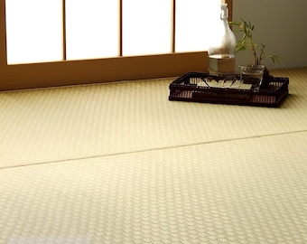 Naturlig japansk tatamimatta – Vändbar Igusa-matta, tillsatsfri, miljövänliga mattor, tillverkad i Japan TD97